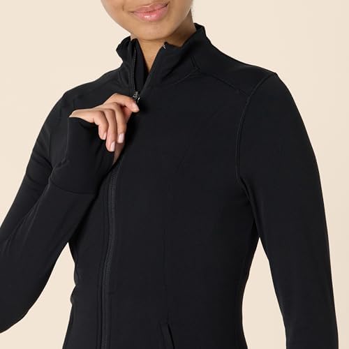 Amazon Essentials Women's Active FormFlex Buttery Soft Slim Fit Full Zip Jacket