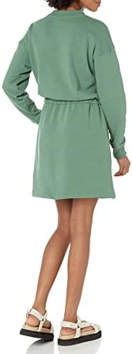 Amazon Essentials Women's Waisted Sweatshirt Dress (Available In Plus Size)