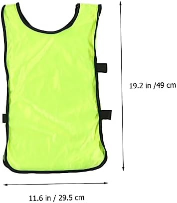 Amosfun 12 Pcs Boys Bibs Sweatshirt For Boys Jerseys For Kids Soccer Pinnies Sports Vest Kid Youth Scrimmage
