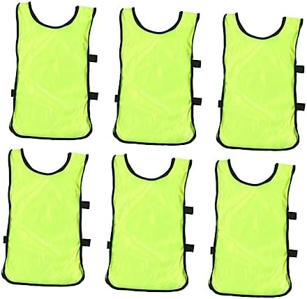 Amosfun 12 pcs Boys Bibs Sweatshirt for Boys Jerseys for Kids Soccer pinnies Sports Vest Kid Youth Scrimmage