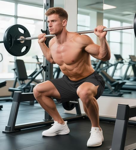 Aolesy Men's Gym Shorts Linerless & Liner - 5" Quick Dry Workout Running Shorts With Zip Pockets Sports Athletic Shorts