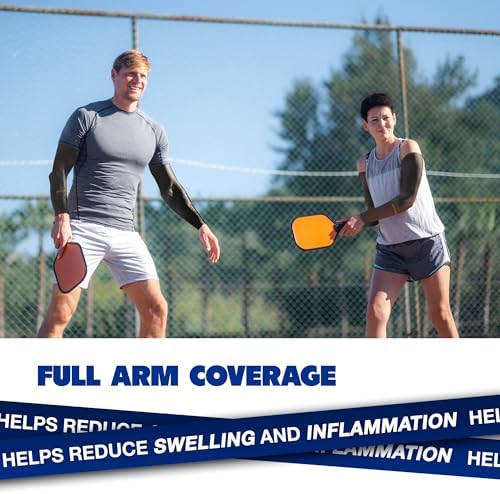 ARMORAY Arm Sleeves For Men Or Women - Tattoo Cover Up - Cooling Sports Sleeve For Basketball Golf Football