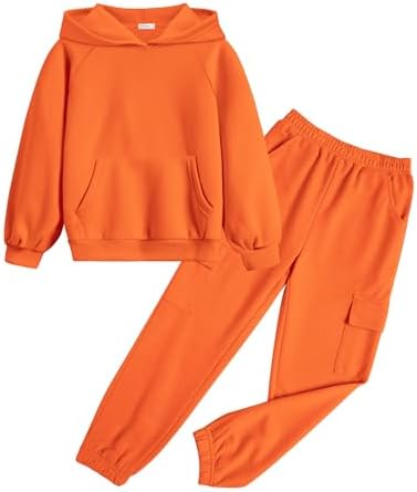 Arshiner 2 Pieces Girls Outfits Tie Dye Sweatsuits Pant Set Long Sleeve Athletic Sweatshirts and Sweatpants with Pockets