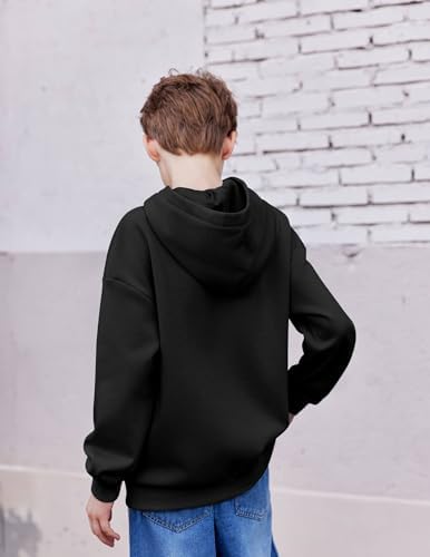 Arshiner Boys Hooded Sweatshirt Fleece Pullover Long Sleeve Warm Hoodies With Pocket For Kids 5-14 Years