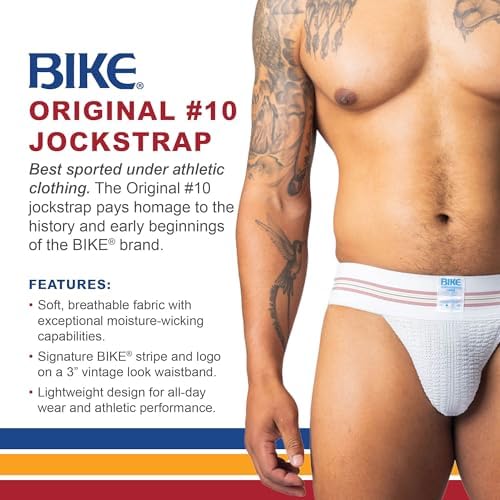 Athletic Original #10 Jockstrap Moisture-Wicking Supportive Pouch