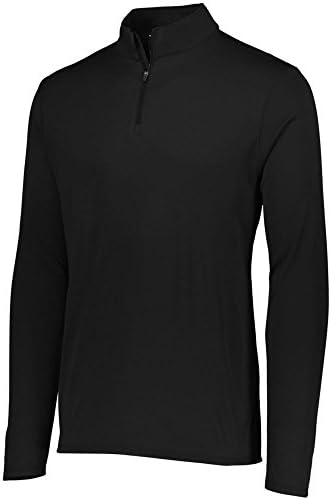 Augusta Activewear Youth Attain 1/4 Zip Pullover Black Small