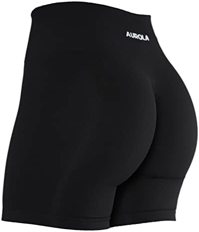 AUROLA Intensify Workout Shorts For Women Seamless Scrunch Short Gym Yoga Running Sport Active Exercise Fitness Shorts