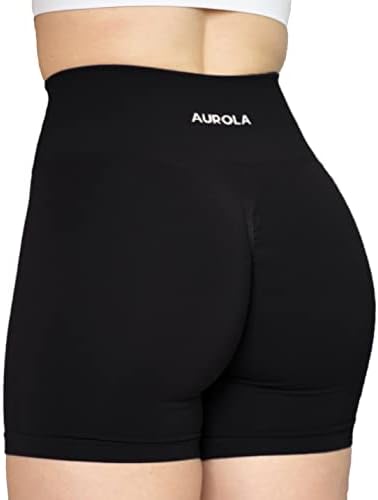 AUROLA Intensify Workout Shorts for Women Seamless Scrunch Short Gym Yoga Running Sport Active Exercise Fitness Shorts