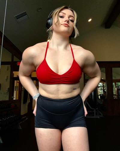 AUROLA Power Workout Shorts For Women Tummy Control Squat Proof Ribbed Thick Seamless Scrunch Active Short