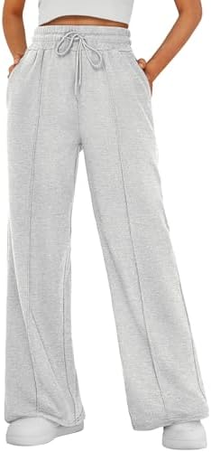 AUTOMET Womens Wide Leg Sweatpants Baggy Lounge Travel Pants Fall Fashion Outfits 2025 Winter Clothes Joggers