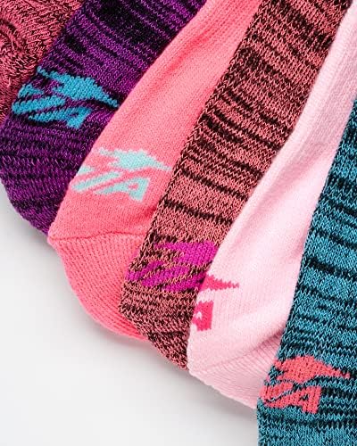 Avia Girls' Socks - 10 Pack Athletic Low Cut No Show Cushioned Liners