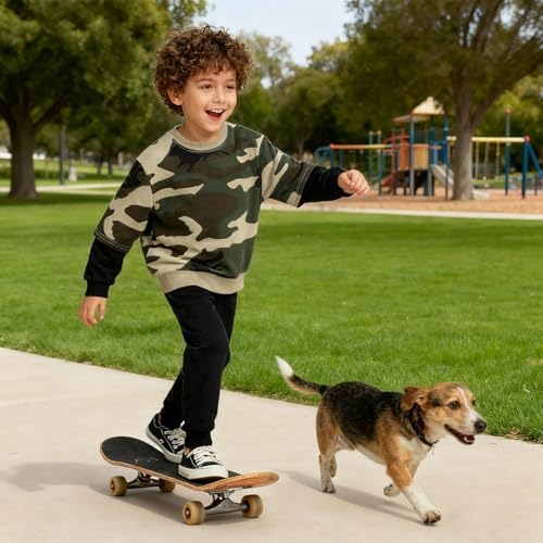 B&G-KID Toddler Boys Crewneck Sweatshirts Christmas Kids Excavator Long Sleeve Pullover Casual Santa Tops Clothes 2-7T
