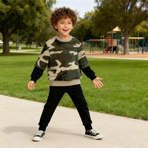 B&G-KID Toddler Boys Crewneck Sweatshirts Christmas Kids Excavator Long Sleeve Pullover Casual Santa Tops Clothes 2-7T