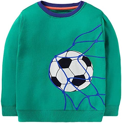 Baby Toddler Boy's Cotton Crewneck Sweatshirt Christmas Clothing 1-7Y