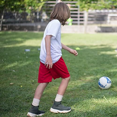 BALENNZ Boy's 5-Pack Athletic Shorts Kids Youth Quick Dry Active Performance Basketball Shorts With Pockets Elastic Waistband