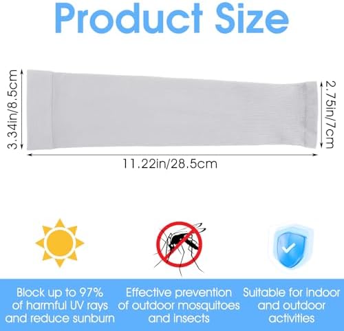 Basketball Arm Sleeve Youth 3 Pairs Youth Compression Sleeve Volleyball Basketball Arm Sleeves Kids For Boys Girls Black White Gray
