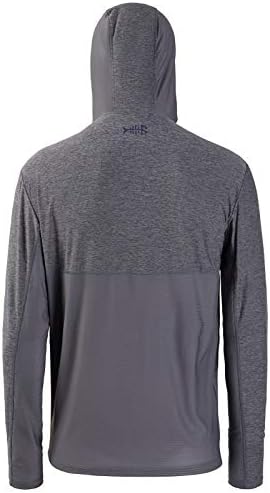 BASSDASH UPF 50+ Men’s UV Sun Protection Long Sleeve Performance Fishing Hoodie Hooded Shirts