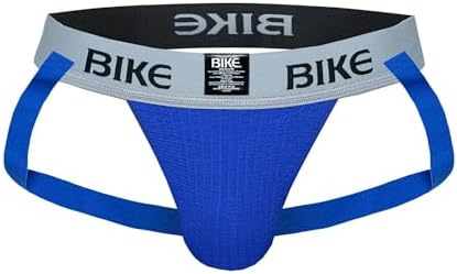 Bike Athletic Classic Jockstrap Soft Cotton Pouch for Breathable Comfort Durable 3-Inch Elastic Waistband