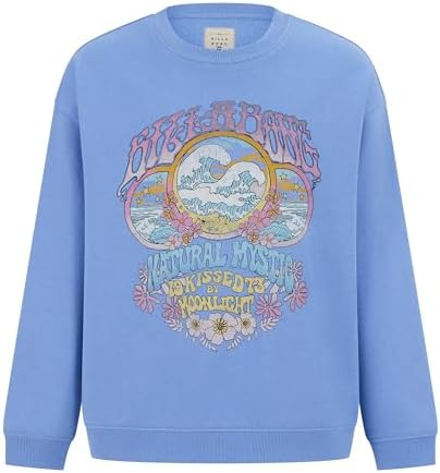 Billabong 女童长袖羊毛套头圆领运动衫