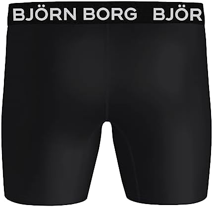 Bjorn Borg Performance Polyester Boxers For Men Pack Of 5 - Mens Athletic Underwear