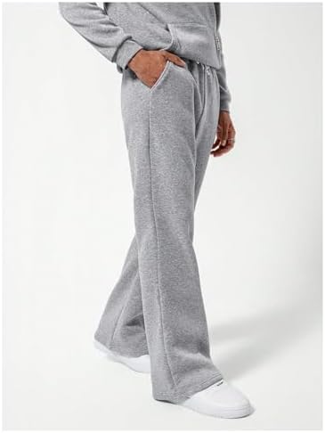 Boy's Straight Leg Sweatpants Elastic Waist Baggy Pants Joggers Athletic Track Pants Trousers