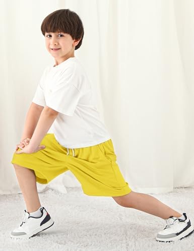 Boys Athletic Shorts Mesh Basketball Soccer Shorts Loose Fit Breathable Quick Dry Running Gym Shorts For Youth 6-16 Years