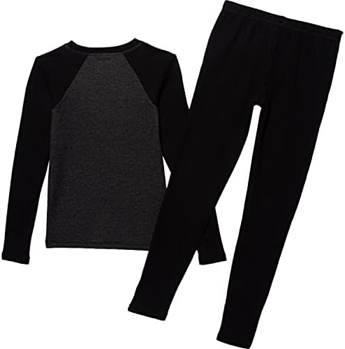 Boys Comfortech Stretch Poly 2 Pc. Long Sleeve Crew & Pant Set
