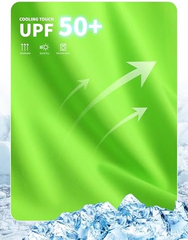 Boys Neon Shirts Dry Fit Athletic T Shirts UPF 50+ Performance Cooling Shirt Short Sleeve Rash Guard Kids Top For Boys Girls