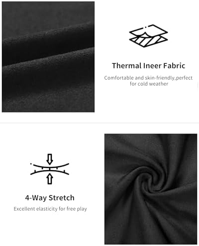 Boys Thermal Underwear Set - Ultra Soft Fleece Lined Long Johns Tops & Bottoms Cold Weather Base Layer For Winter