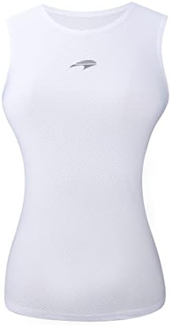 Bpbtti Women's Quick Dry Sleeveless Base Layer High Wicking Tank Tops Cycling Undershirt Running Vests