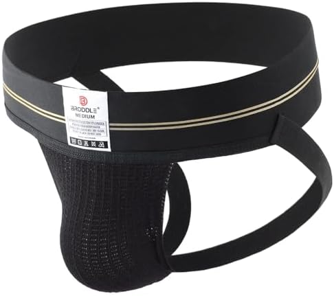 BRODDLE Men's Jockstrap Stretchy Nylon Mesh Pouch Performance Workout Athletic Supporters for Men BRODDLE Men's Jockstrap Stretchy Nylon Mesh Pouch Performance Workout Athletic Supporters for Men