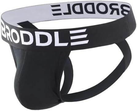 BRODDLE Men's Jockstrap Underwear Active Athletic Supporters Elastic Waistband Jock Straps Male