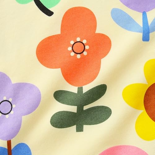 Bumeex 100% Cotton Toddler Girl's Cute Cartoon Long Sleeve Sweatshirt Clothes Clothing Outfits 2-7Y