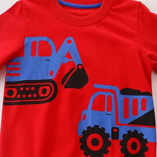 Bumeex Toddler Boy's Kids Crewneck Pullover Sweatshirts 2-7Year