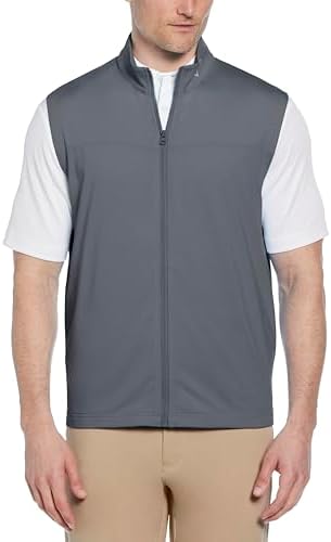 Callaway Men’s Swing Tech Golf Vest Outerwear with Full Zip and Recycled Stretch Fabric