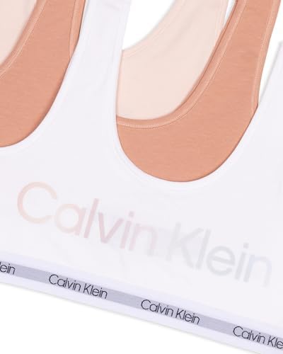 Calvin Klein Girls Modern Cotton Bralette 3-Pack