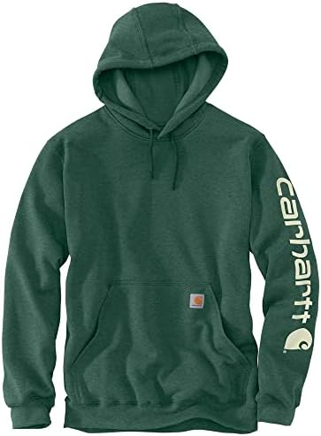 Carhartt Men's Loose Fit Midweight Logo Sleeve Graphic Sweatshirt
