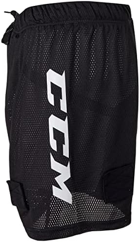 CCM Men's Loose Fit Hockey Mesh Jock Shorts With Sock Tabs Size Senior