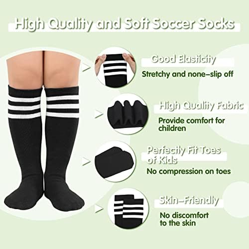 Century Star Kids Boys Soccer Socks Toddler Girl Athletic Socks Cotton Stockings
