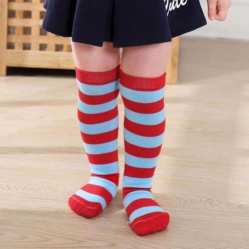 Century Star Kids Toddler Youth Cotton Soccer Socks Soft Tube Socks Knee High Long Sport Stockings For Boys Girls