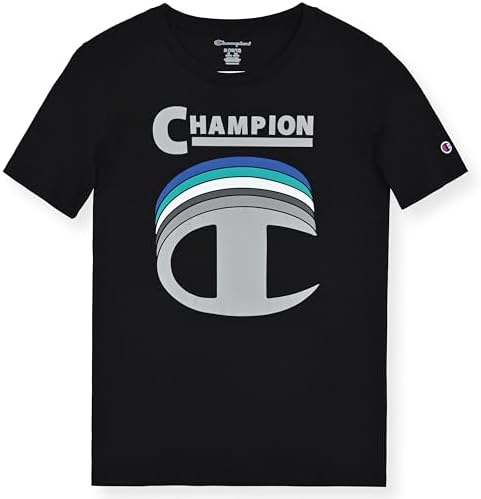 Champion Boys Tee Shirts 2 Pack Short Sleeve T-Shirts For Boys In Sizes 4-18