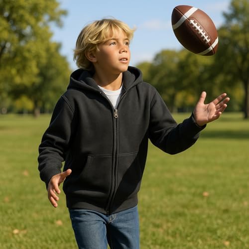 Champion Boys Zip Front Fleece Hoodie Sweatshirt For Kids