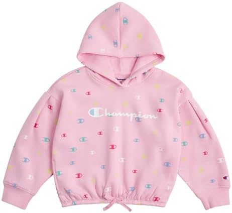 Champion Girls Hoodie And Sweatpant Set For Kids Athletic Fleece Sweatsuit