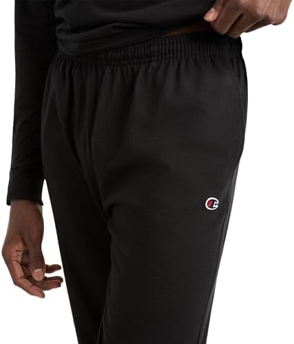 Champion Men's Joggers Everyday Cotton Lightweight Lounge Knit Pants For Men 31"