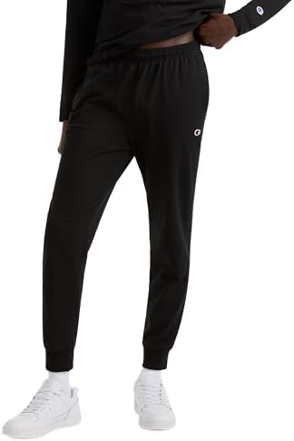 Champion Men's Joggers Everyday Cotton Lightweight Lounge Knit Pants for Men 31"