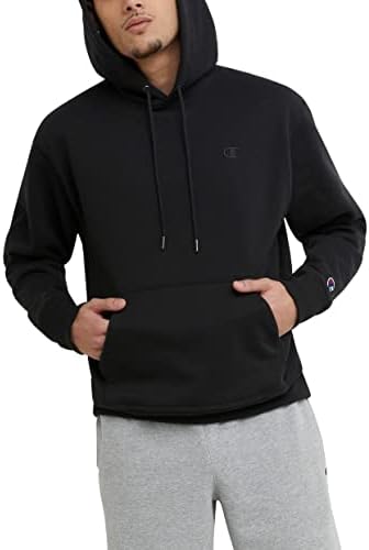 Champion Men's Pullover Fleece Hoodie Midweight C Logo (Reg. Or Big & Tall)