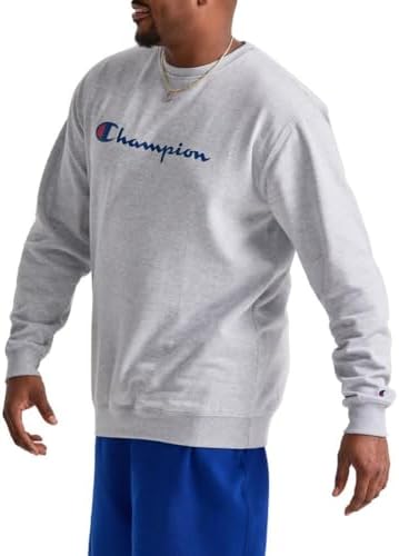 Champion Men's Sweatshirt Fleece Midweight Crewneck Sweatshirt (Reg. Or Big & Tall)