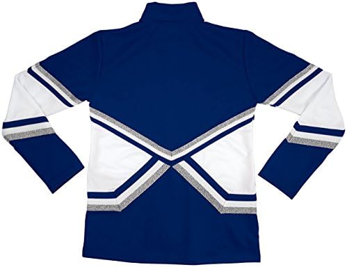 Chassé Girls Metallic Double Knit Warm-Up Jacket For Cheerleaders - Youth Sizes