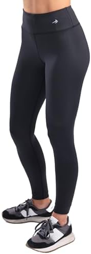 CompressionZ Women's Compression Leggings High Waisted Performance Tummy Control Gym Pilates Travel Yoga Workout Pants