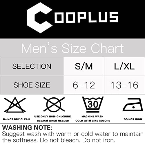 COOPLUS Mens Ankle Socks Athletic Cushioned Breathable Low Cut Tab With Arch Support - 6 Pairs